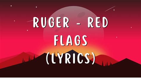 red flags lyrics|red flags original.